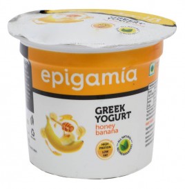Epigamia Green Yogurt Honey Banana  Cup  90 grams